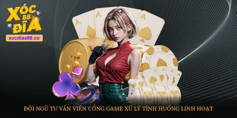 Đội ngũ tư vấn viên cổng game xử lý tình huống linh hoạt